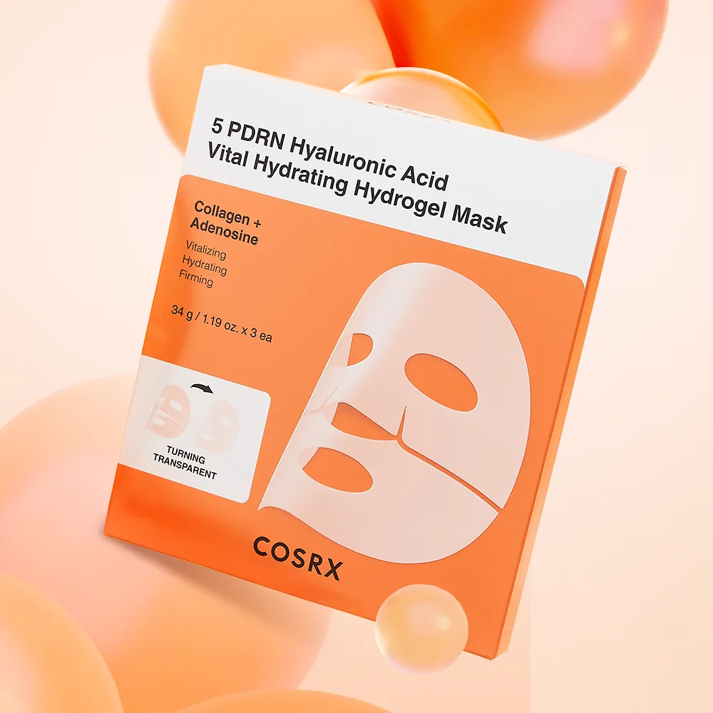 5 PDRN Hyaluronic Acid Vital Hydrating Hydrogel Mask [3pcs] - Image 4