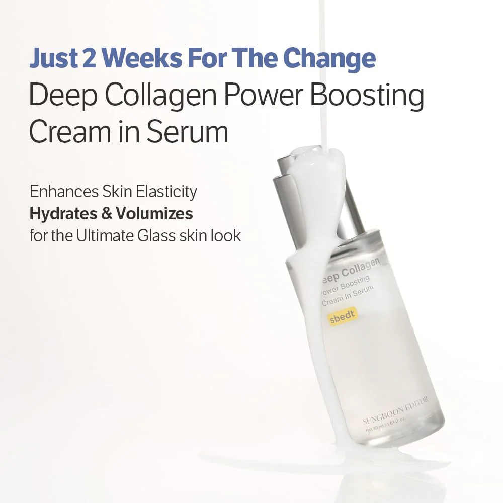 Deep Collagen Power Boosting Cream In Serum [30ml] - Image 2
