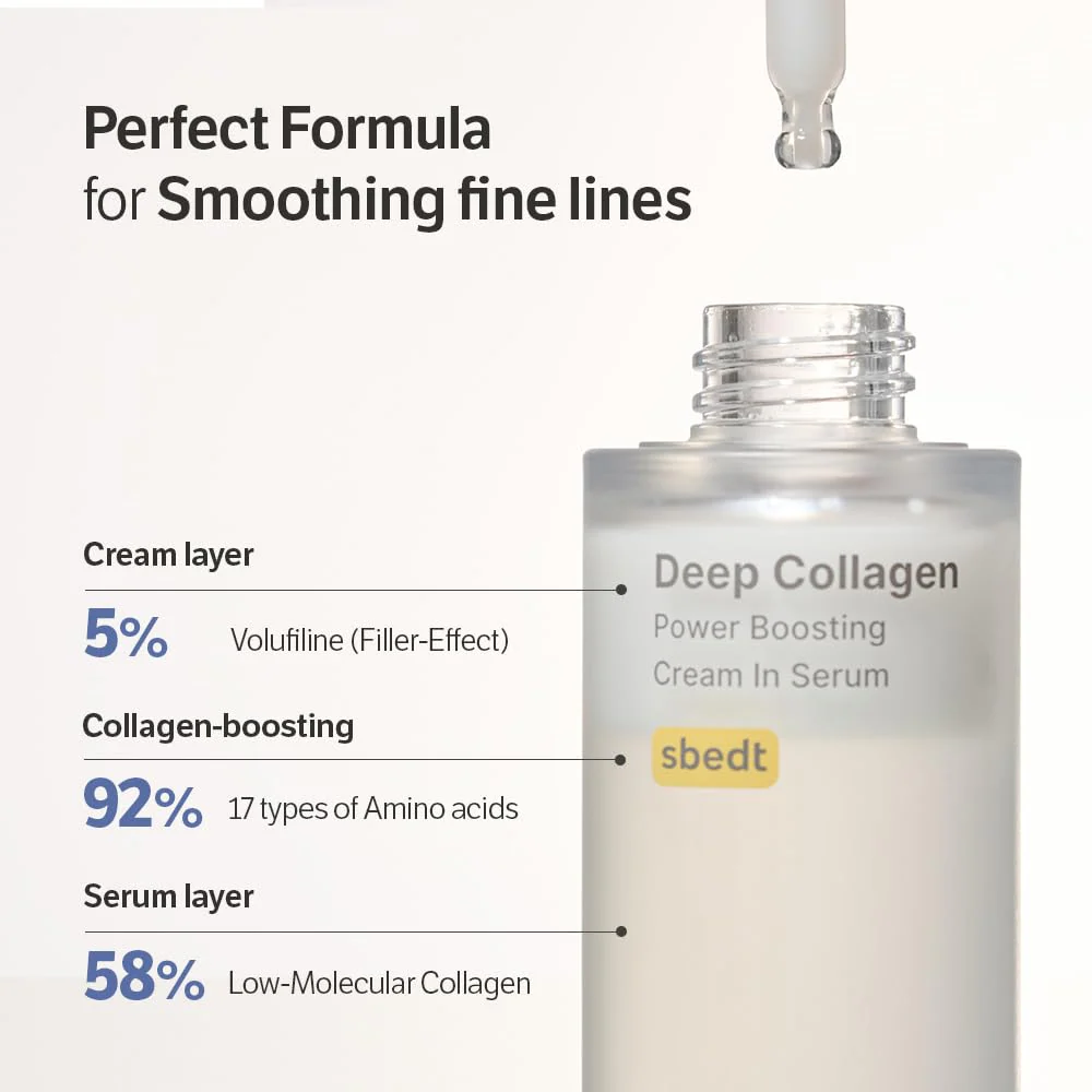 Deep Collagen Power Boosting Cream In Serum [30ml] - Image 3