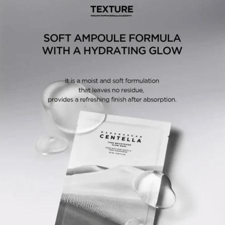 Madagascar Centella Tone Brightening Glow Mask [1pcs] - Image 3