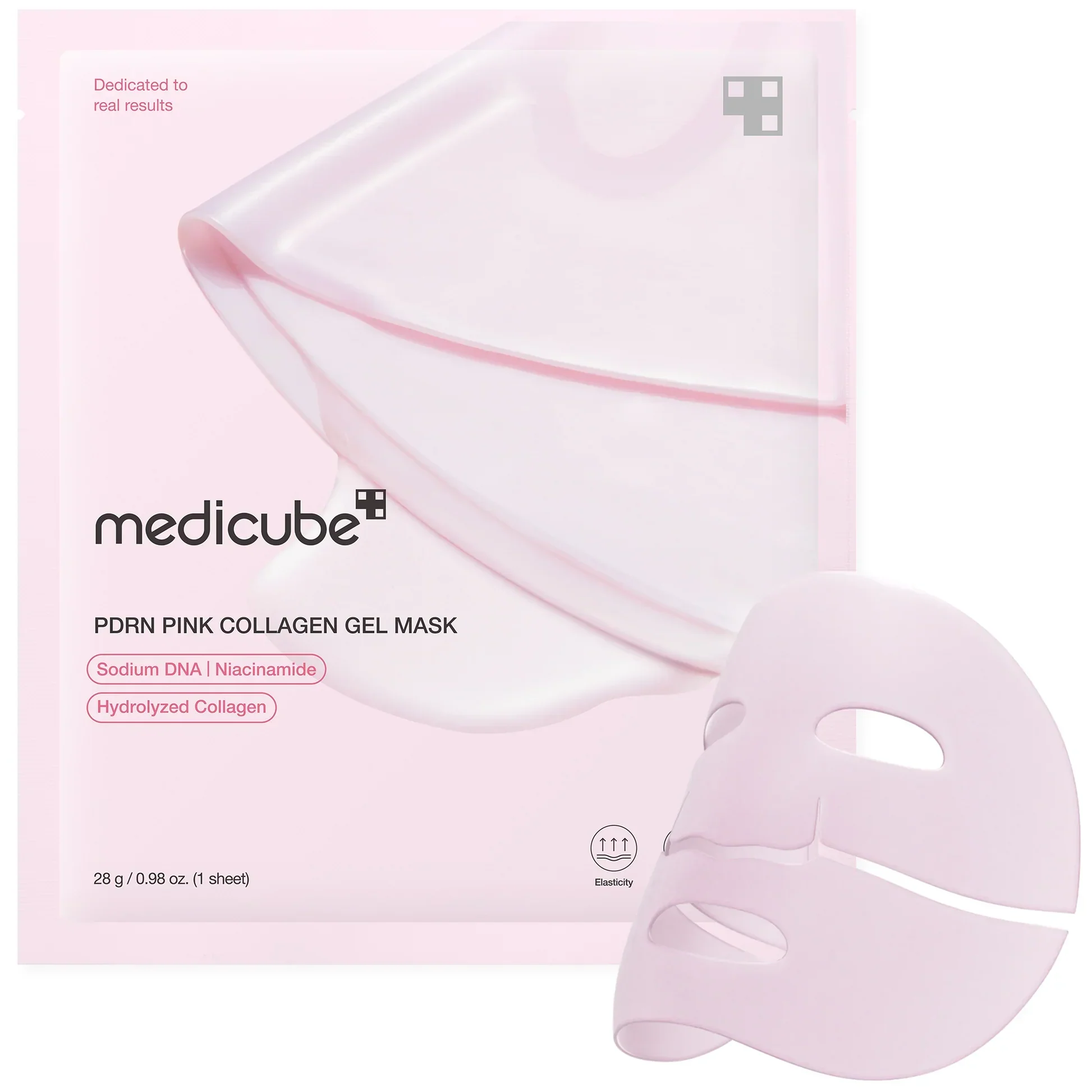 PDRN Pink Collagen Gel Mask [28g] [4pcs]
