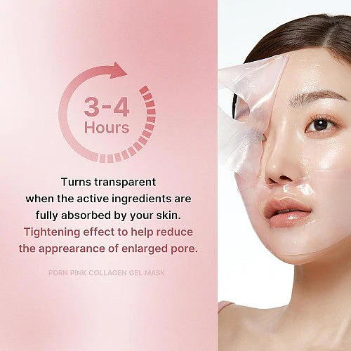 PDRN Pink Collagen Gel Mask [28g] [4pcs] - Image 4