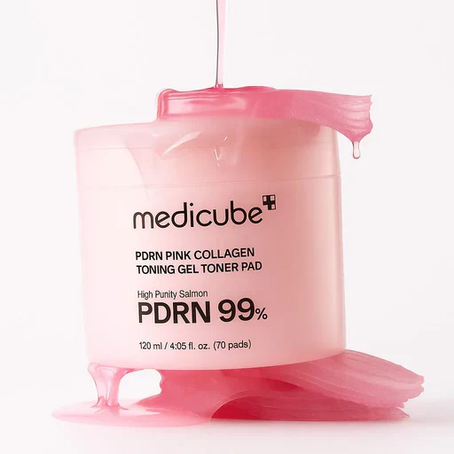 PDRN Pink Collagen Toning Gel Toner Pad [70pcs]
