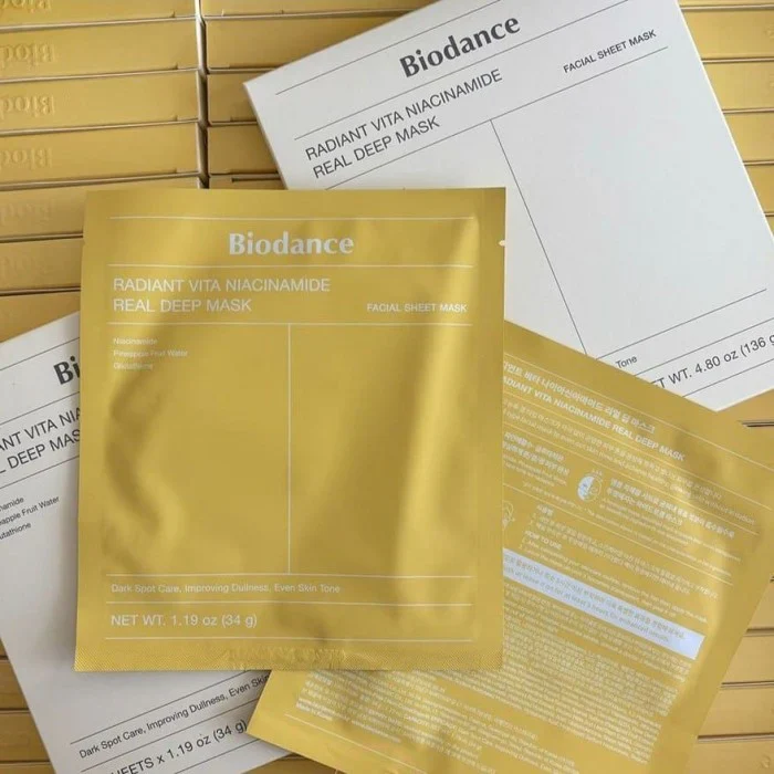 Radiant Vita Niacinamide Real Deep Mask [34g] [4pcs] - Image 5