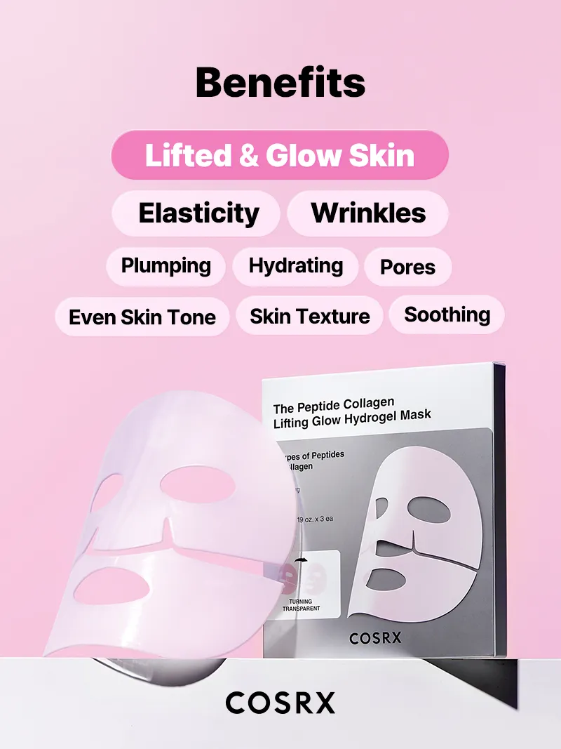 The Peptide Collagen Lifting Glow Hydrogel Mask [1pcs] - Image 3