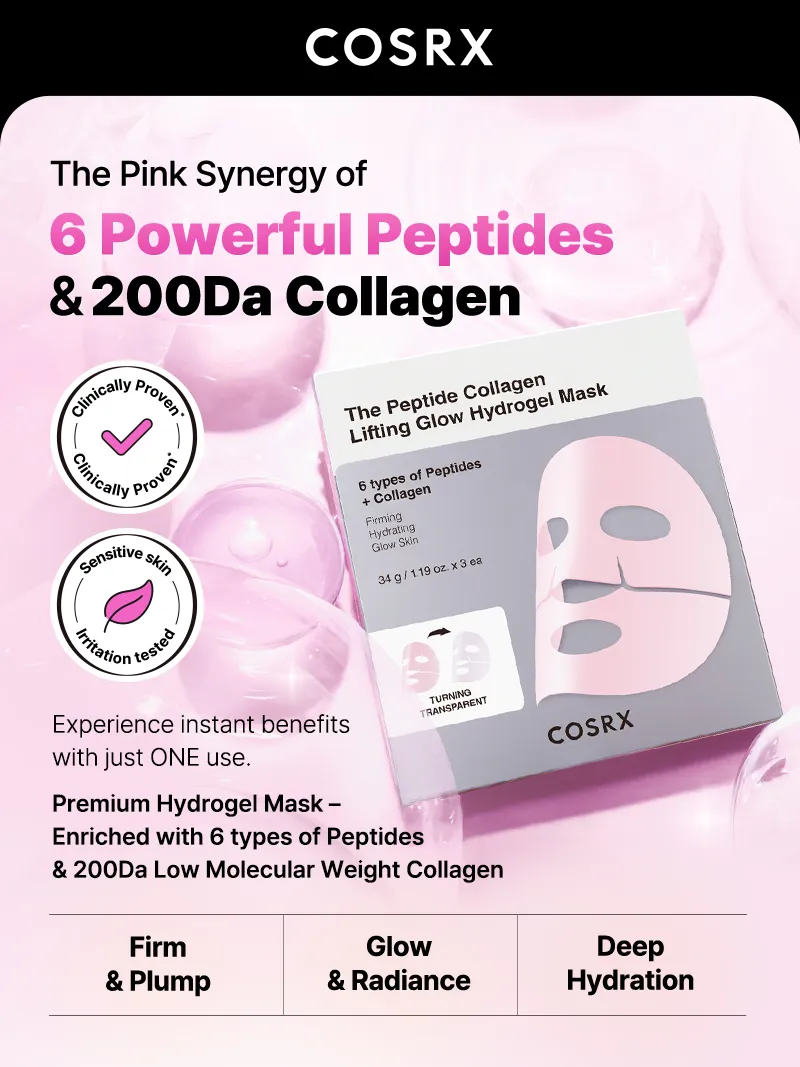 The Peptide Collagen Lifting Glow Hydrogel Mask [1pcs] - Image 4