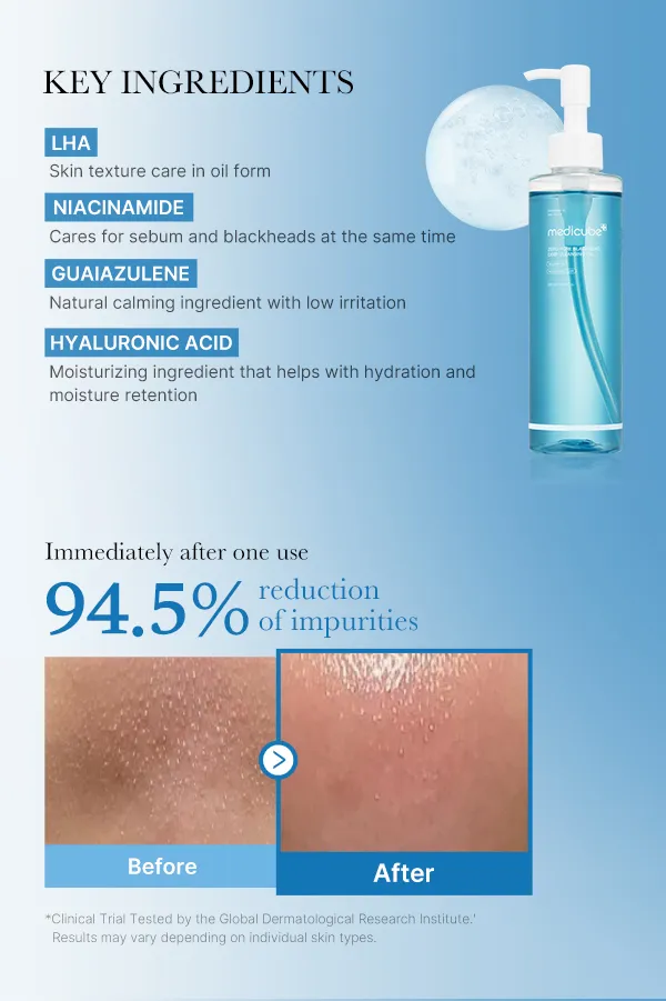 Zero Pore Blackhead Deep Cleansing Oil [205ml] - Image 2